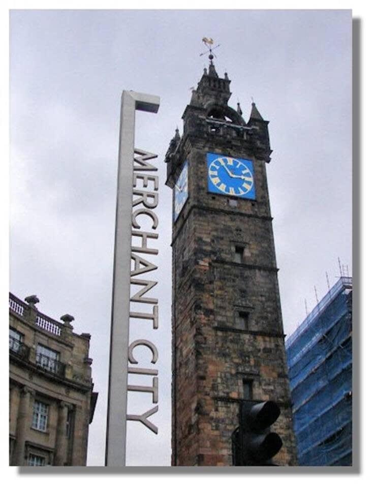 City Centre Apartment W Parking & Hyperoptic Wifi Glasgow Buitenkant foto